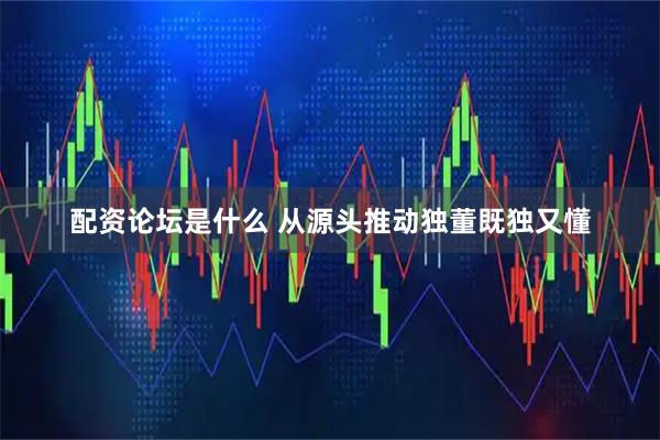 配资论坛是什么 从源头推动独董既独又懂